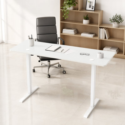 Solid Wood Steel Standing Desk Converter