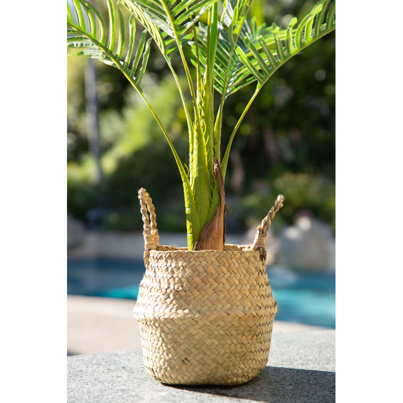 Palmier artificiel 26,25 po dans un panier