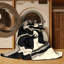 Tapis noir lavable à la machine Cumberland-1597112722