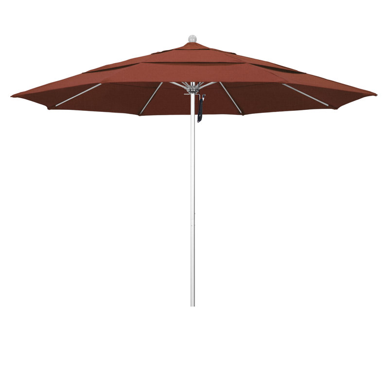 Parasol de marché 11 pi Hibo, Terre cuite - oléfine