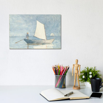 Sailing A Dory, 1880 by Winslow Homer - Wrapped Canvas Gallery-Wrapped Canvas Giclée