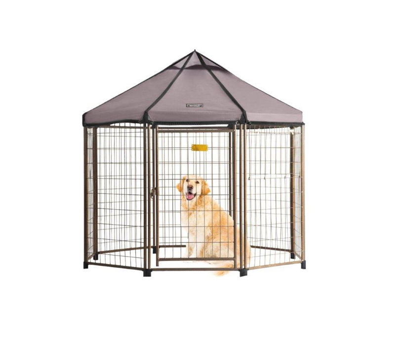 Enclos pour animaux 48 cm Deemer, Taupe terre, H 48 po x l 48 po x P 1 po