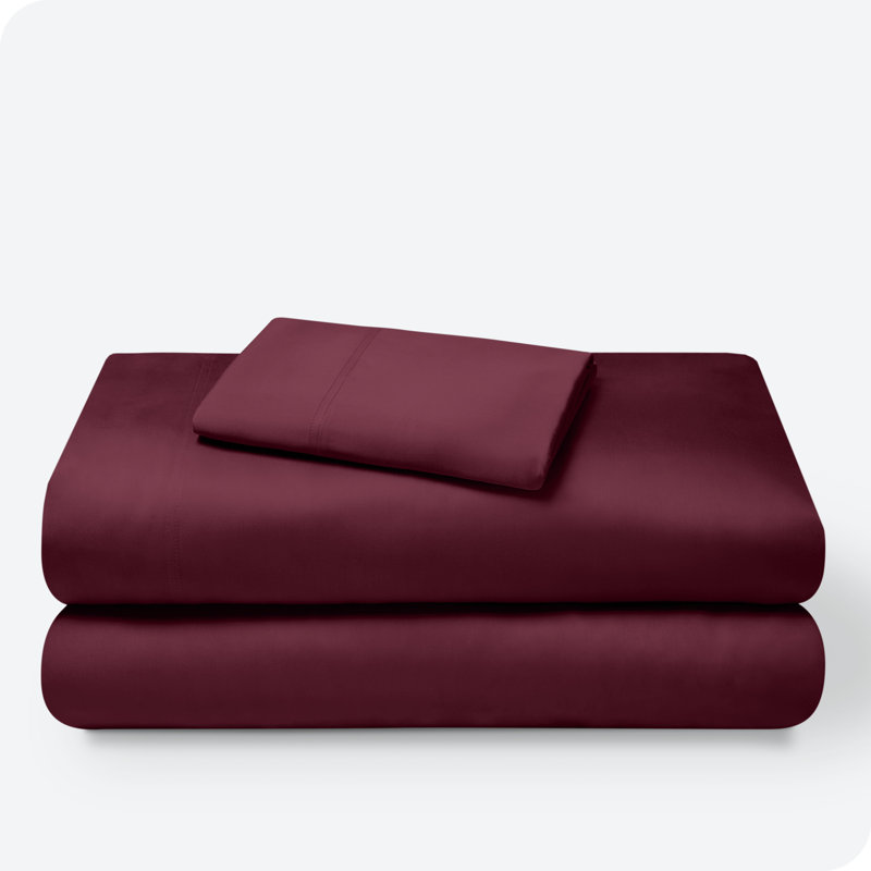 Dusty Purple Twin XL Bamboo Deep Pocket Sheet Set