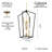 Everly Quinn Paulyne - 6 Light Pendant In Coal Black & Signature Brass Finish