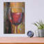 Winston Porter «Vino» par St. Hilaire Elizabeth, art mural en métal-868567814