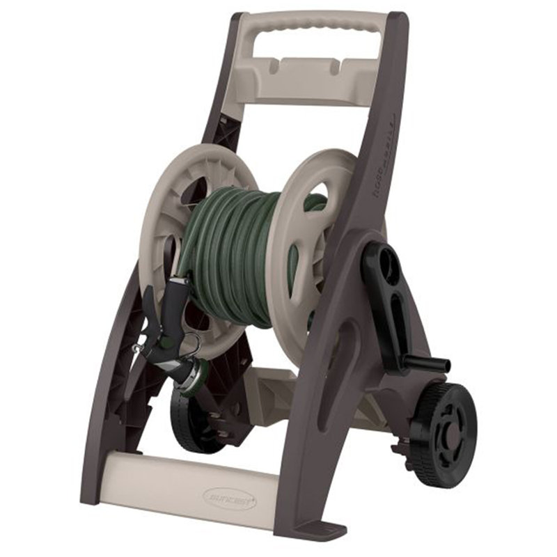 Suncast Hosemobile 175 ft. Retractable Wheeled Hose Reel Cart in Beige