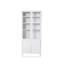 Isiah 190 cm H x 80 cm W Steel and Iron Standard Bookcase-1646801467