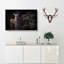Curious Fawn in Abstract - Wrapped Canvas-55316321