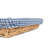 Wicker Display Tray Basket with Checked Lining-1781744844