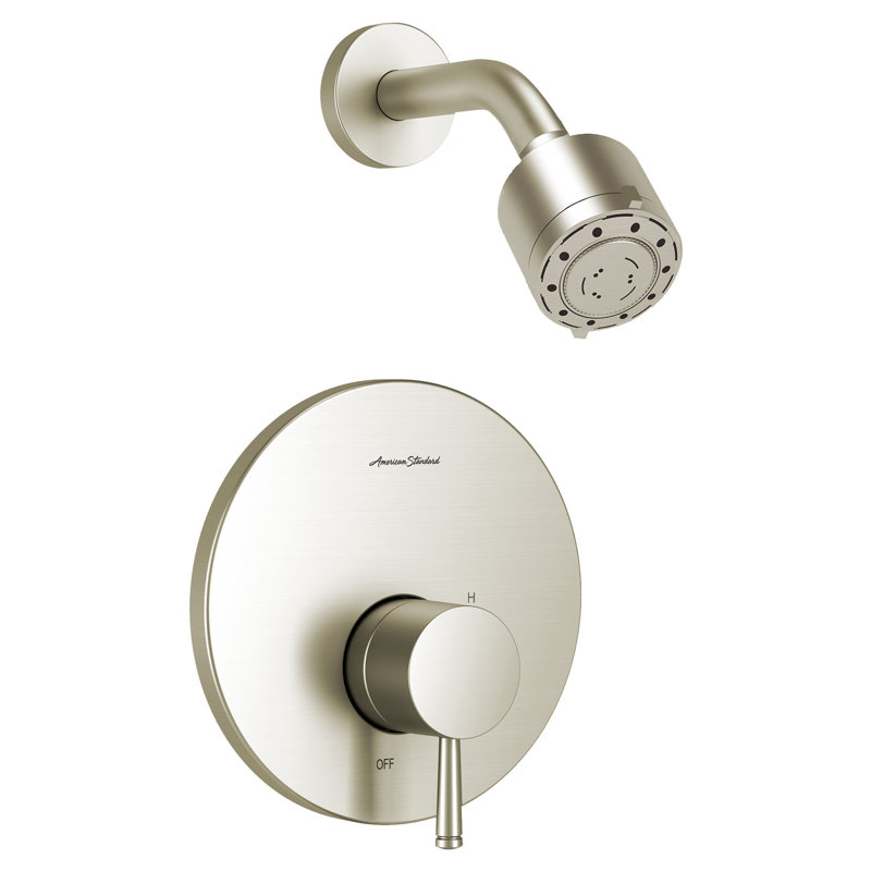 Robinet de douche thermostatique Serin, Nickel brossé