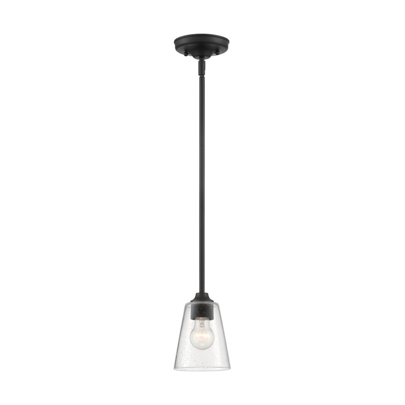 Weccacoe 1 - Light Single Pendant, Matte Black