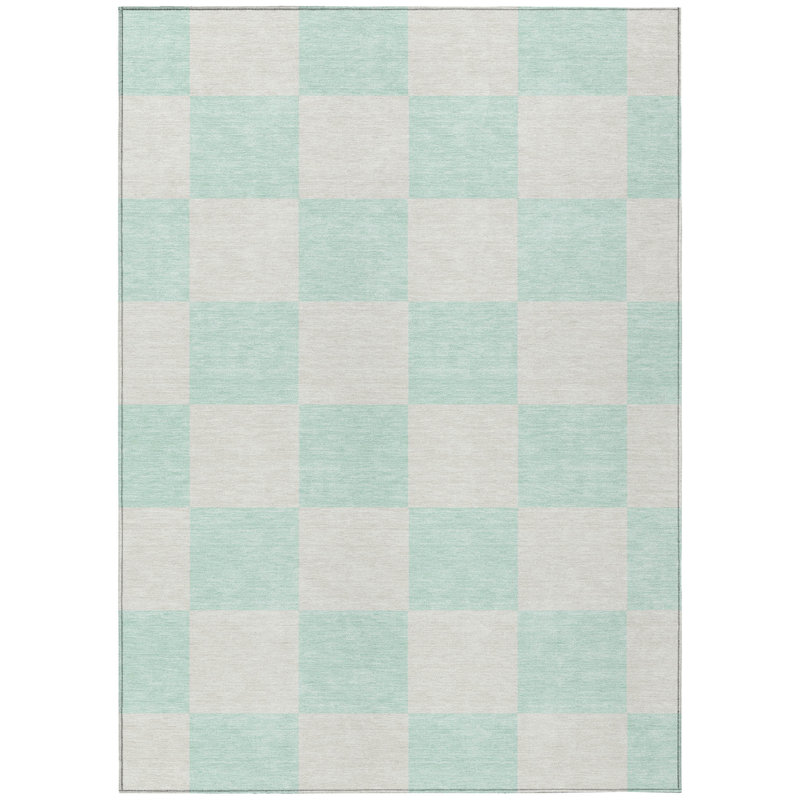 Machine Washable Indoor/Outdoor Chantille ACN2345 Geometric Rug, Rectangle 5' x 7'6"