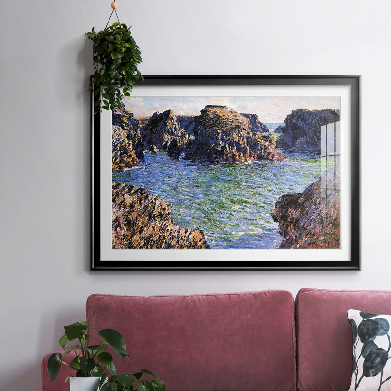 «Coming Into Port», impression sur papier, Noir, H 15 po x l 21 po x P 1,5 po