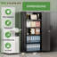 Armoire de rangement simple en acier avec serrure (H 72 po x l 32 po x P 16 po)-1210186928