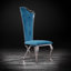 Fauteuil d'appoint en velours-86655627-86655626