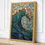 Teal Mosaic Flow Modern - Wrapped Canvas-818685804-818685805