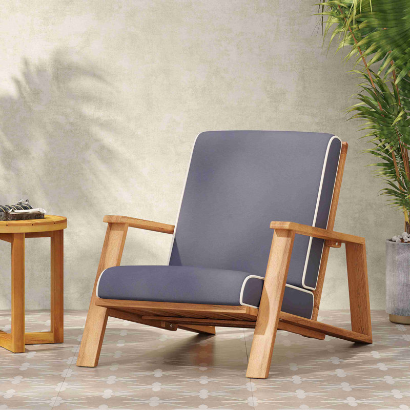 Fauteuil club Paloma, Gris foncé