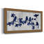 Indigo Hangout - Peinture sur toile à cadre unique-1709763884