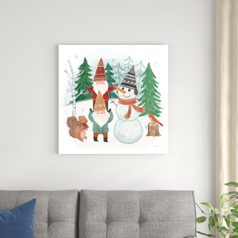 Gnomes des bois IV, H 30 po x l 30 po