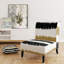 Fauteuil de chambre en velours noir