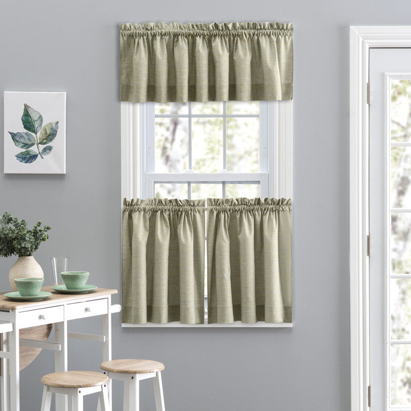 Lisa Tailored Window Valance, Mist
