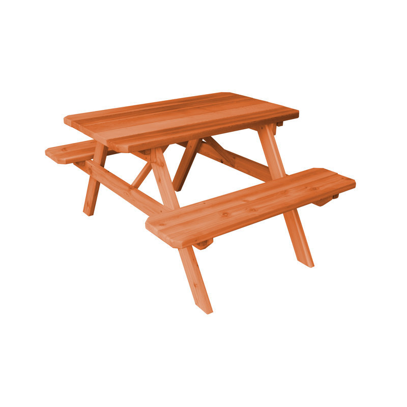 Table de pique-nique Amedee, Teinte séquoia, H 60 po x L 44 po x l 30 po