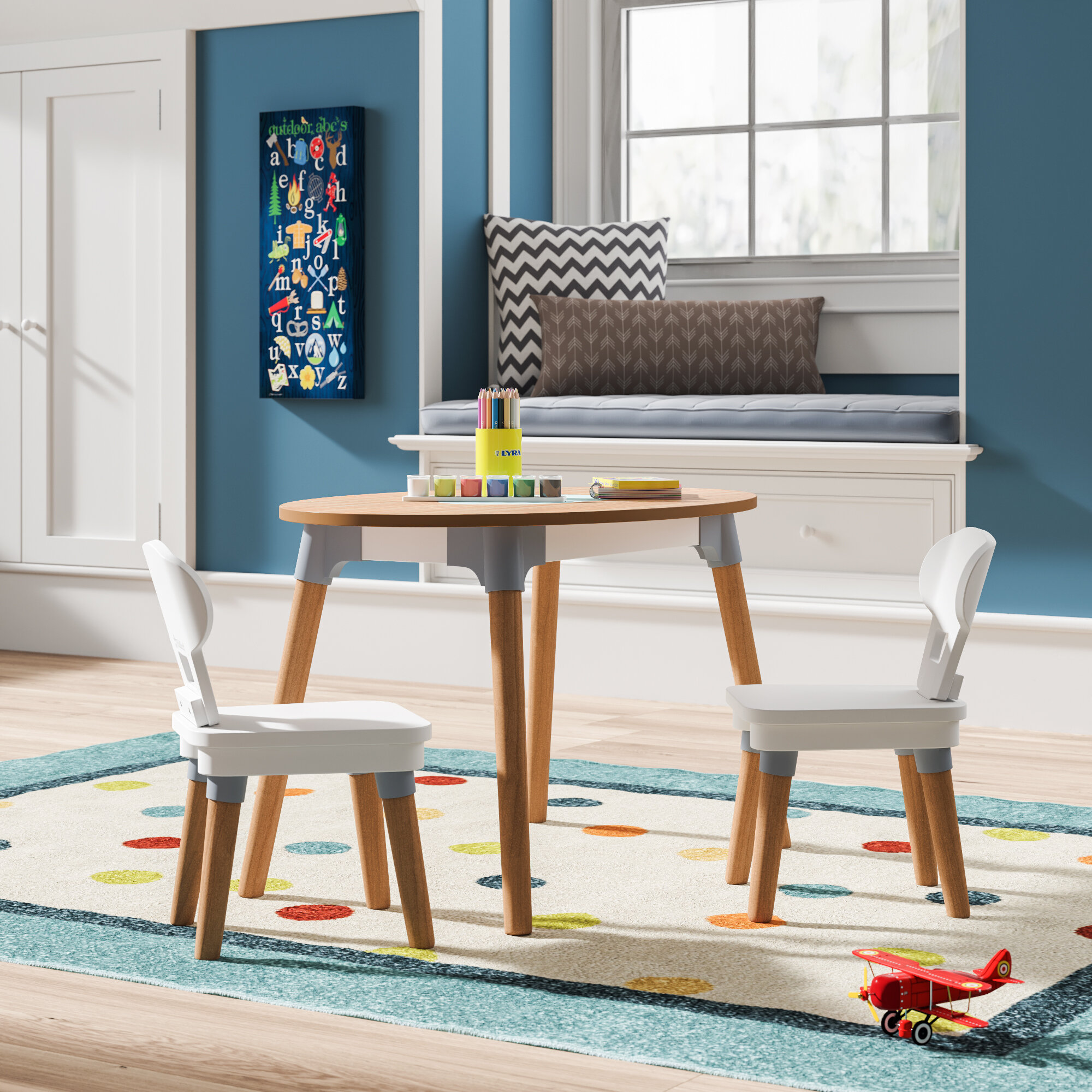 Kidkraft aspen table and chair outlet set