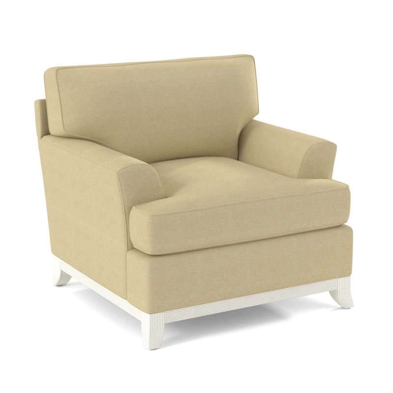Oaks Way Armchair, Frost White, White Performance Fabric; 0851-94