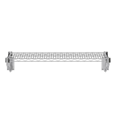 Chrome Wire Wall Mount Shelf