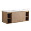 De meuble-lavabo mural double avec éviers doubles - Design moderne, portes à fermeture douce