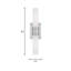 Éclairage pour salle de bain 2 lumières à intensité variable Evelien-2030831286-2051567190-2051567191