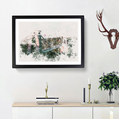 Clifton Suspension Bridge In Bristol Framed Print