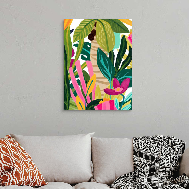 «Island Thicket IV», art mural sur toile, H 32 po x l 24 po x P 1,25 po, Toile tendue
