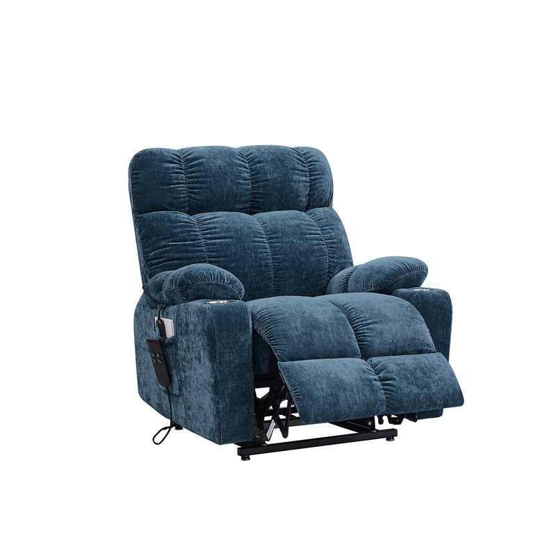 Fauteuil inclinable électrique Liyasi Dual OKIN, Bleu