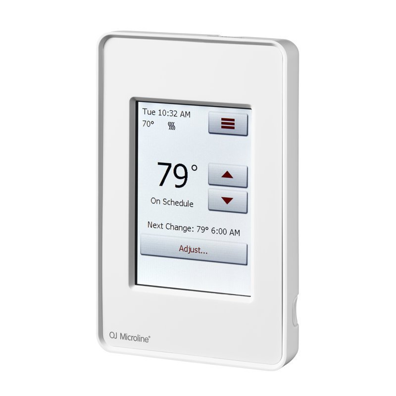 QuietWarmth Smart Touch Programmable WiFi Thermostat with Floor Sensor