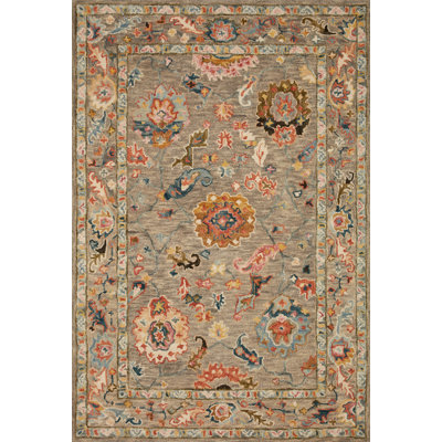 Fierros Wool Oriental Indoor Rug