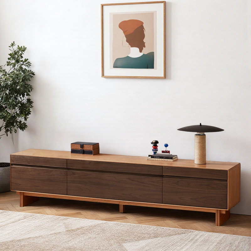 Creative Solid Wood TV Stand