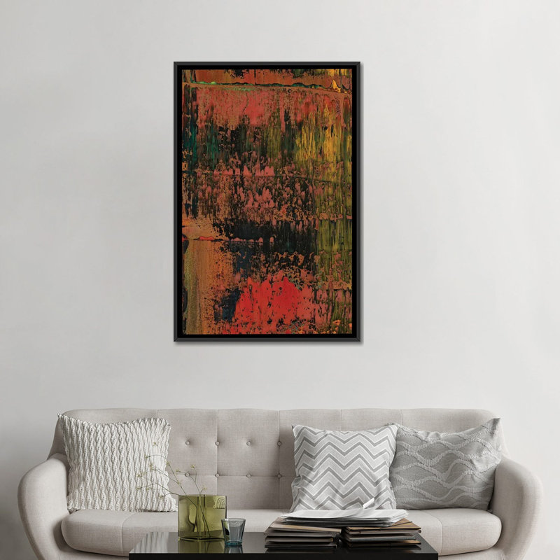 « wild things », impression sur toile, Toile avec cadre noir, Pas de tapis, H 48 po x l 32 po x P 1,5 po