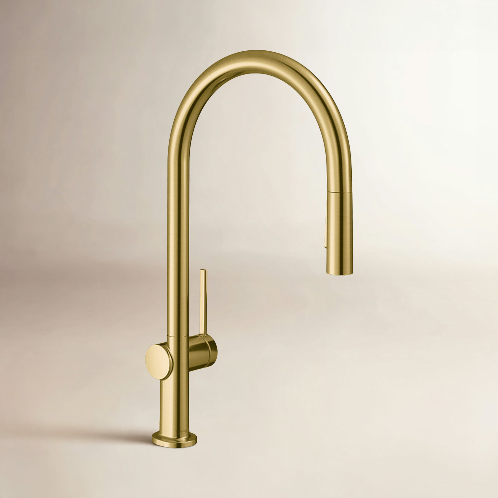Hansgrohe Talis N Higharc Pull-Down Faucet, Brushed Gold Optic