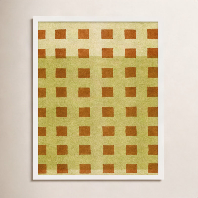 «Spring Willow» par Mo Neuharth - art mural encadré, 30" H x 24" W, Framed Print without Mat, Black