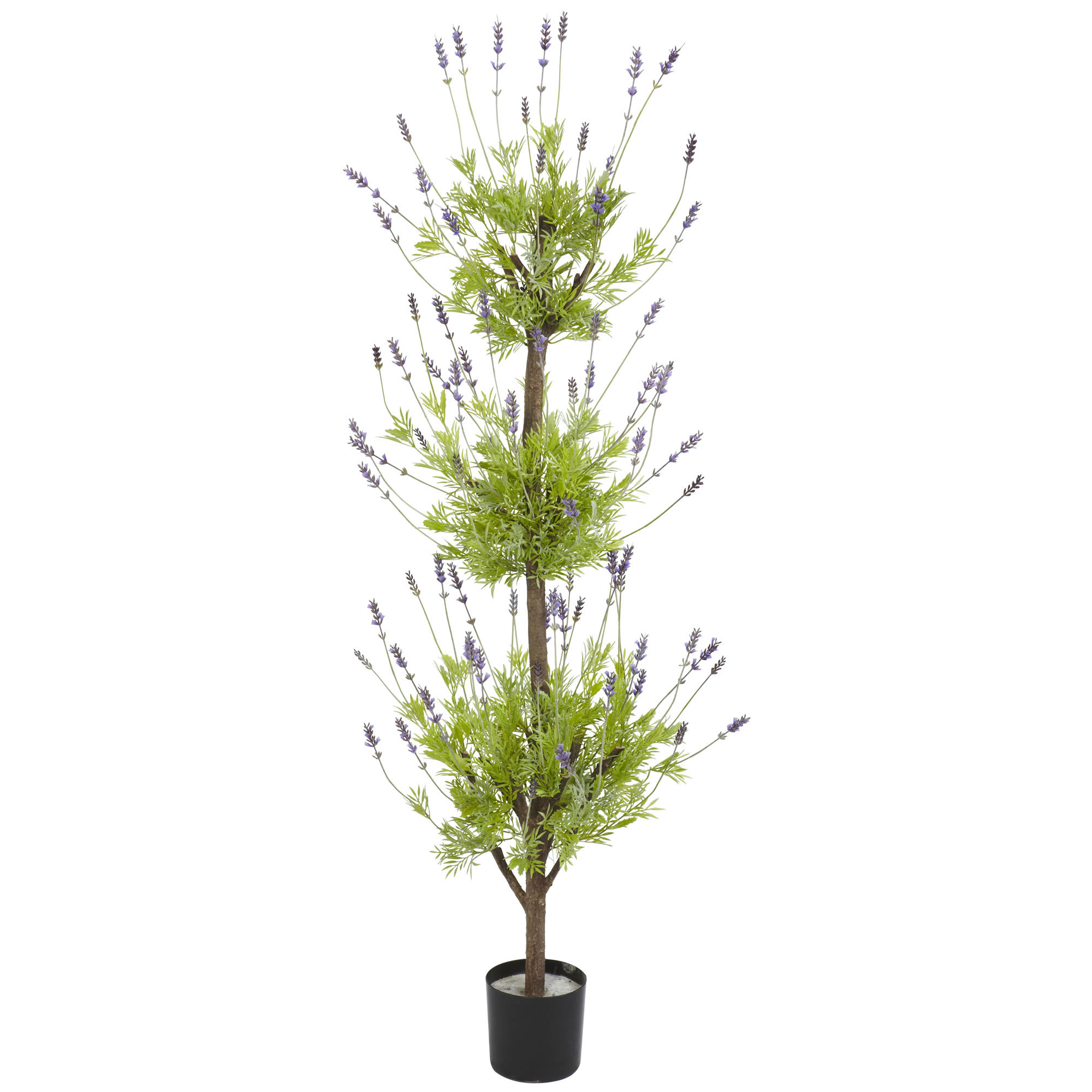 Charlton Home® 48'' Faux Lavender Topiary in Pot & Reviews Wayfair