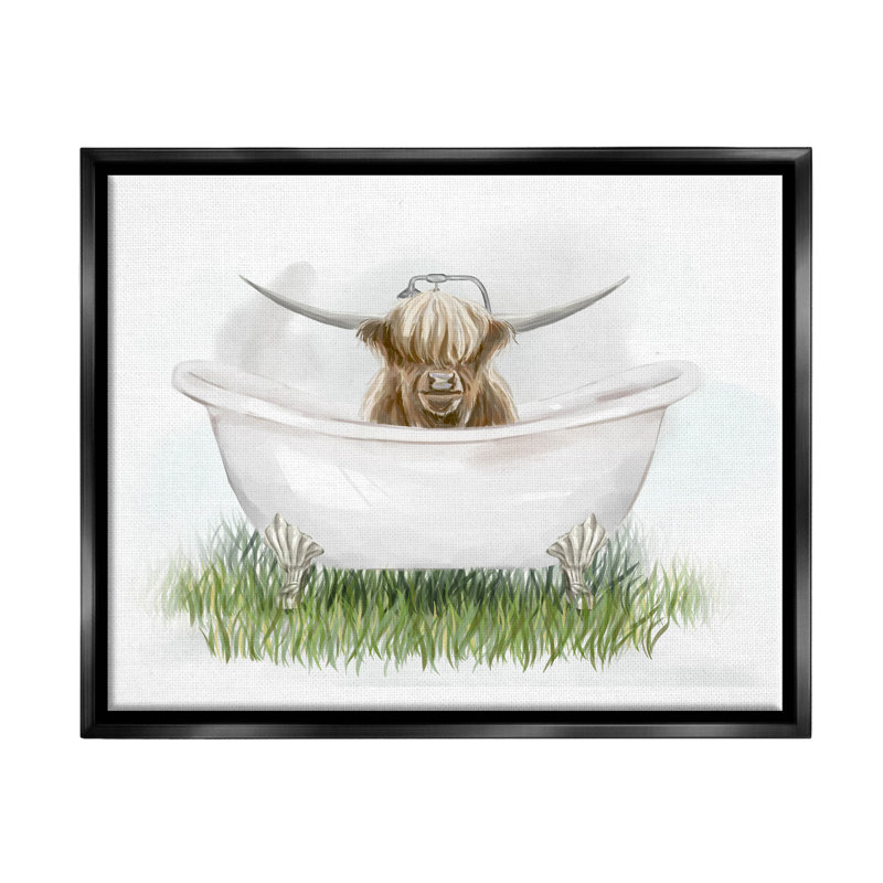 Art de giclée encadrée par Ziwei Li, Cadre flottant noir, H 25 po x l 31 po x P 1,7 po