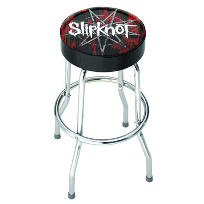 Swivel Upholstered Counter Stool with Metal Frame