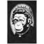 «Banksy Monkey Queen», impression de graffiti et art populaire célèbre Pop Art moderne urbain multicolore - impression-97558451-97558452