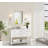 Husai Recessed or Surface Mount Aluminum Frameless Medicine Cabinet With Mirrored Door and Adjustable Shelves-416527324-408647440