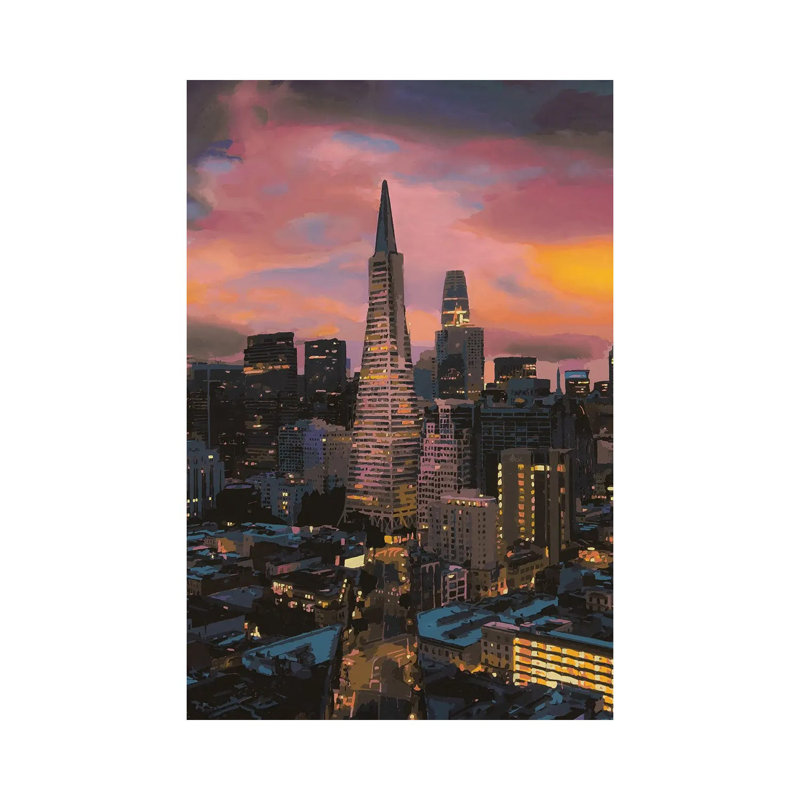 Transamerica Pyramid by Marco Barberio - No Frame Gallery-Wrapped Canvas Giclée on Canvas