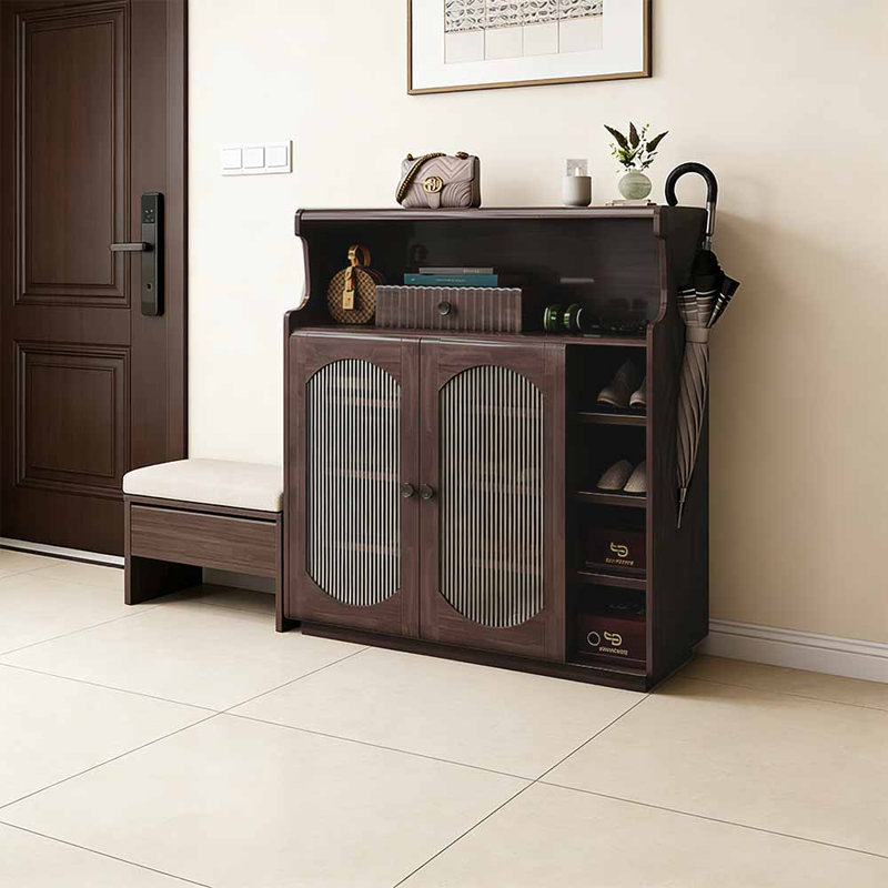 Armoire à chaussures de style français, Espresso