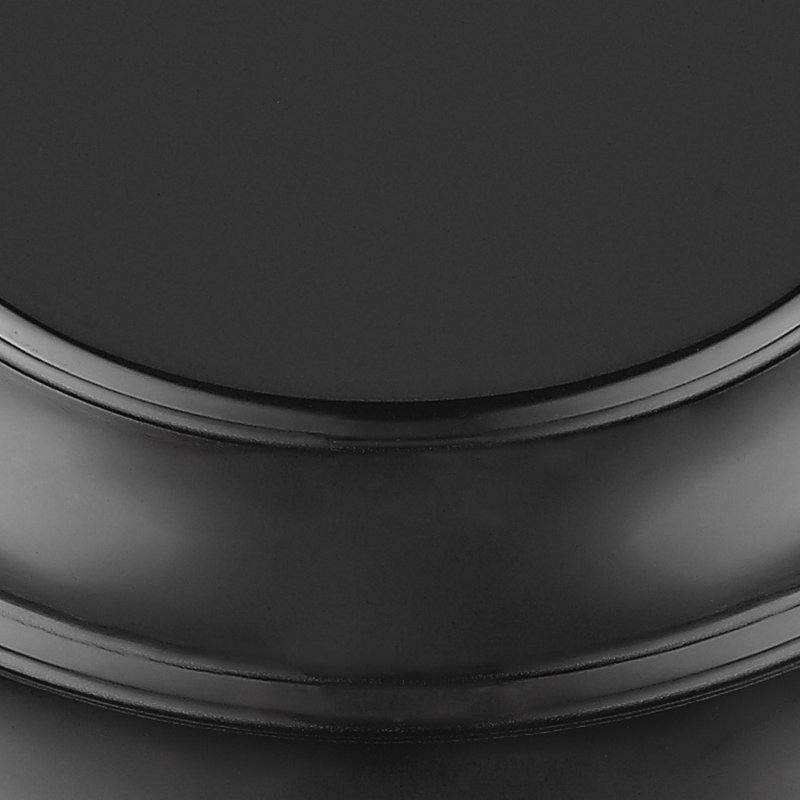 Matte Black and White Metal 3-Light Vanity Light