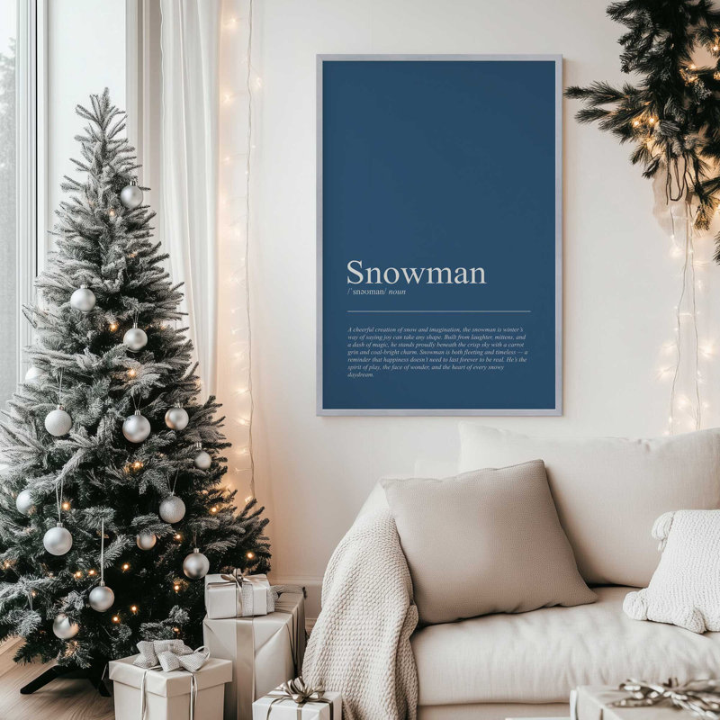 Frosty Wonder, reproduction d'art, 12 po x 16 po, Blanc opaque
