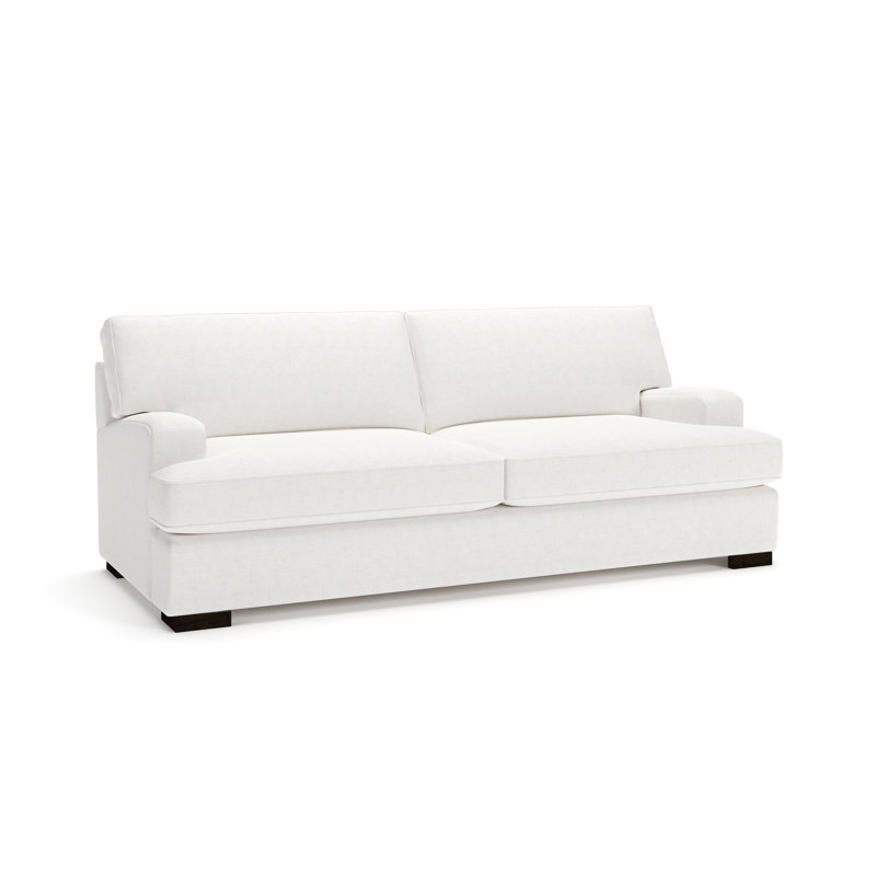 Brooklyn 93'' Sofa, Nomad Snow Crypton Chenille